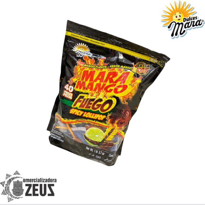 MARA MANGO FUEGO CHICLE-LIMON X 40